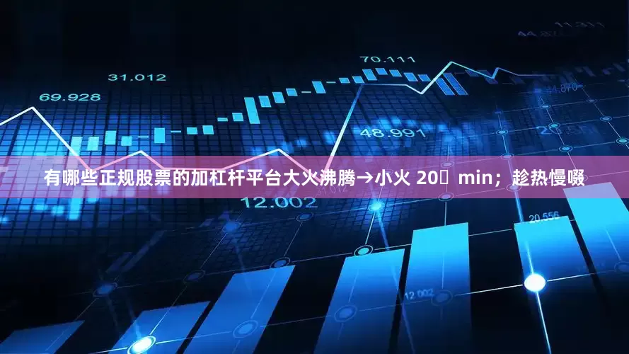 有哪些正规股票的加杠杆平台大火沸腾→小火 20 min；趁热慢啜